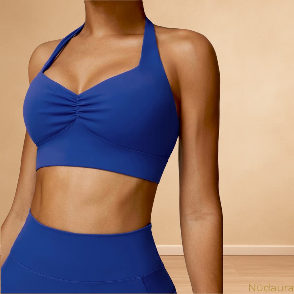 Nüdaura AeroForm Set – Bold Blue color, top closeup pose.