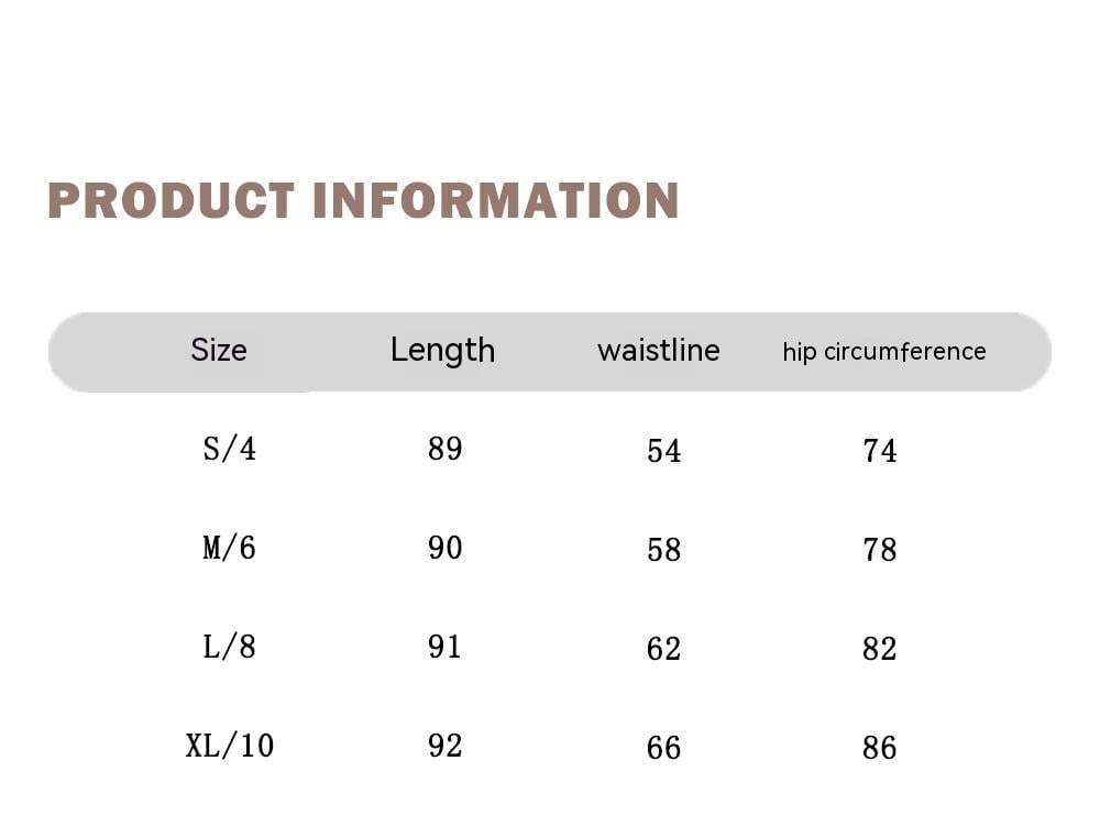 Nüdaura NudeFeel Sculpt Leggings – size chart with waist, hip, and length measurements.